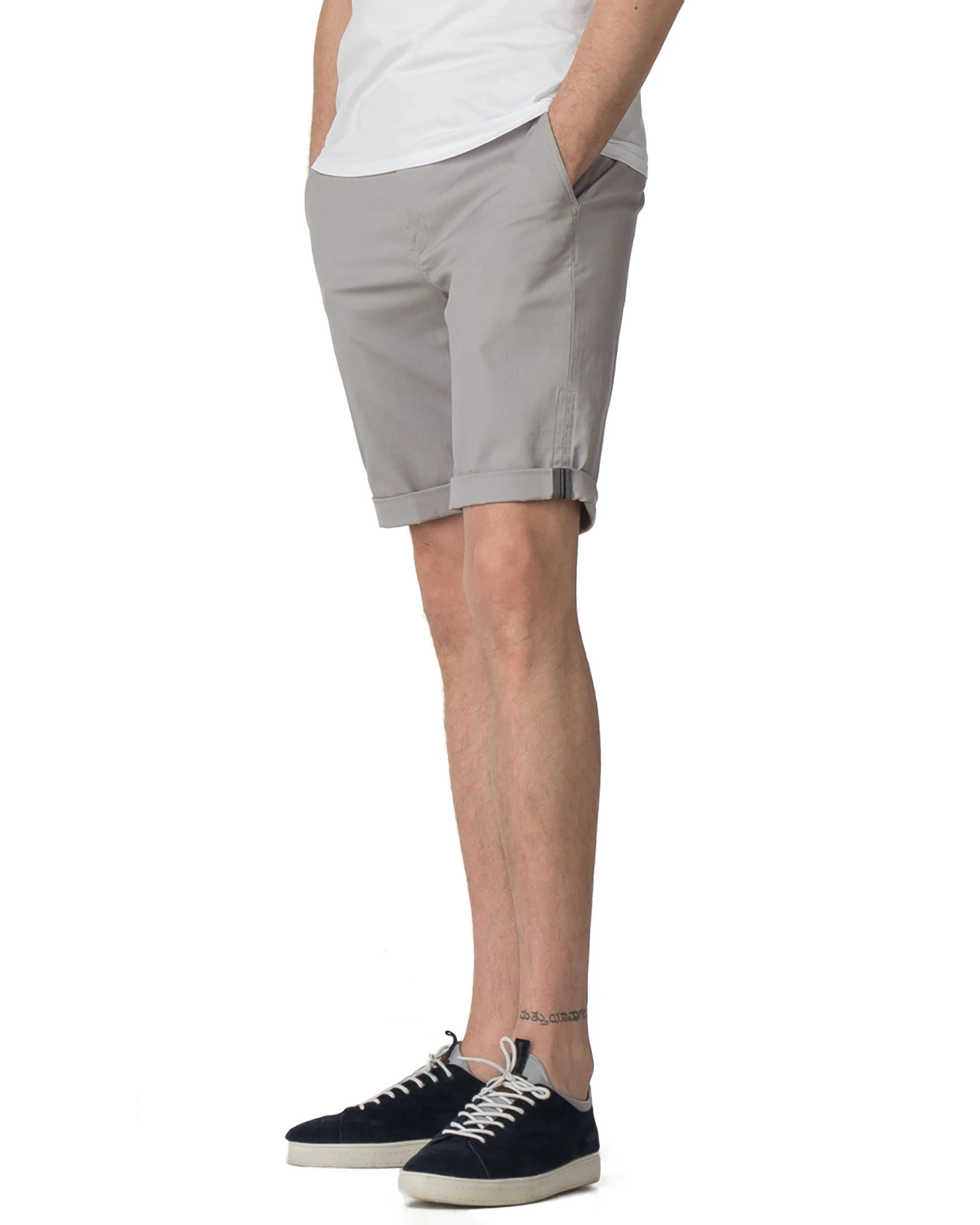 Zuma Stretch Slim Chino Short - Light Ash Shorts 3 Zuma Stretch Slim Chino Short - Light Ash Shorts