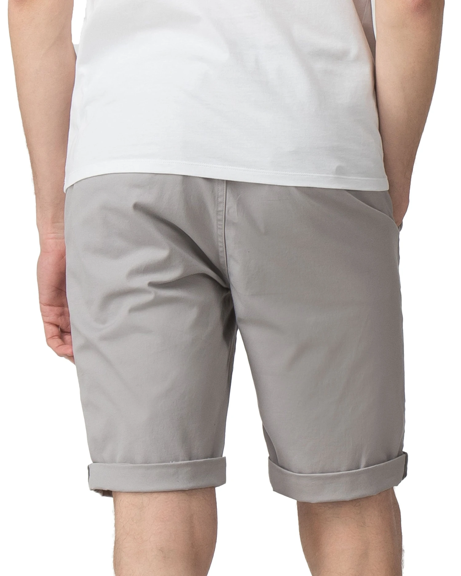 Zuma Stretch Slim Chino Short - Light Ash Shorts 4 Zuma Stretch Slim Chino Short - Light Ash Shorts