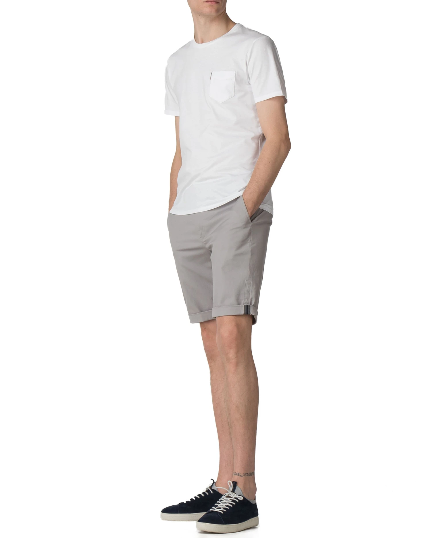 Zuma Stretch Slim Chino Short - Light Ash Shorts 6 Zuma Stretch Slim Chino Short - Light Ash Shorts
