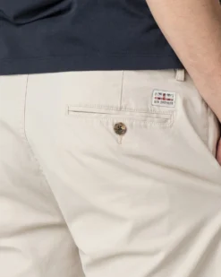 Zuma Stretch Slim Chino Short - Light Putty