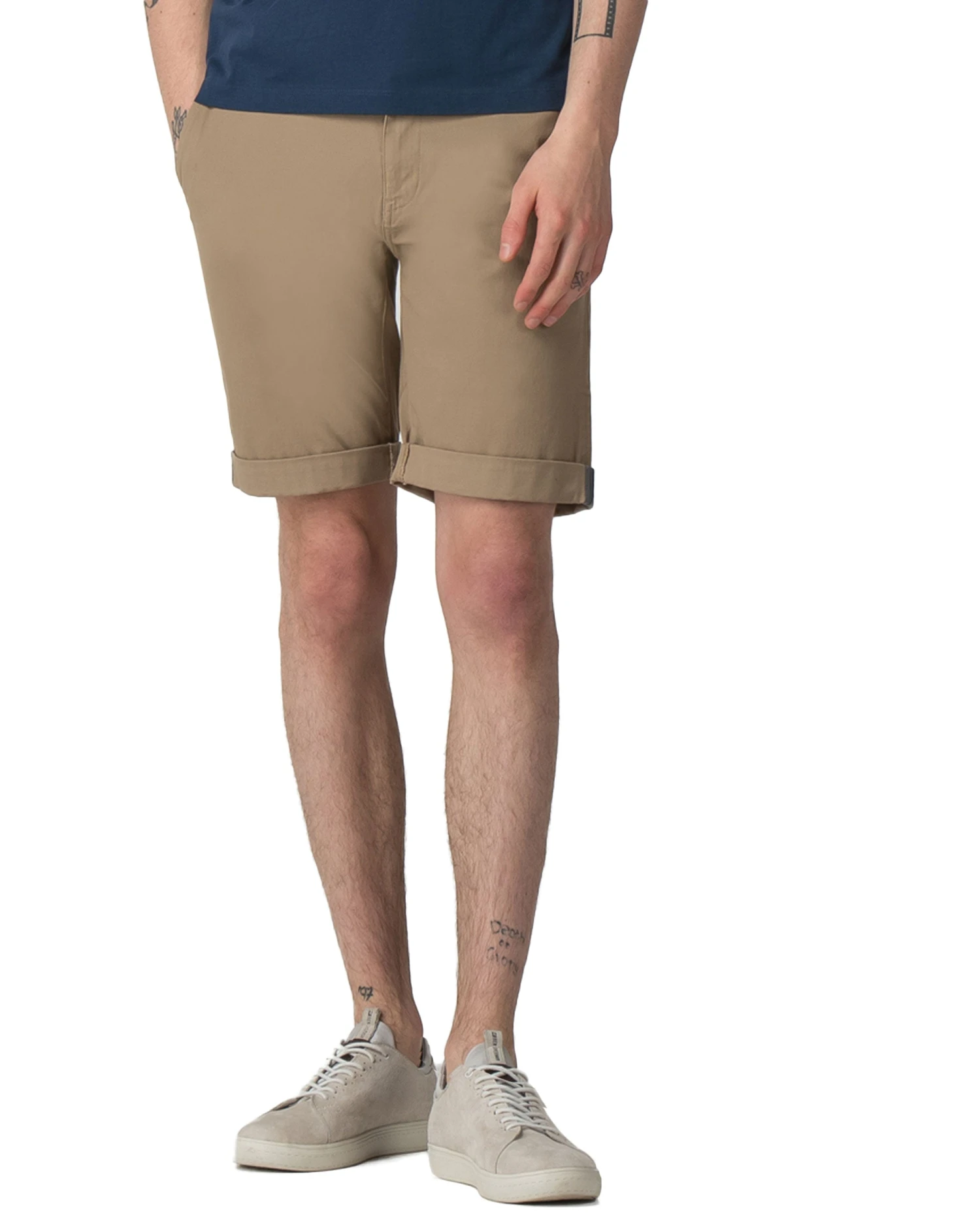Zuma Stretch Slim Chino Short - Stone Shorts 3 Zuma Stretch Slim Chino Short - Stone Shorts