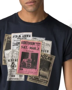 Zuma Flyer Art Graphic Tee - Midnight Navy Loungewear