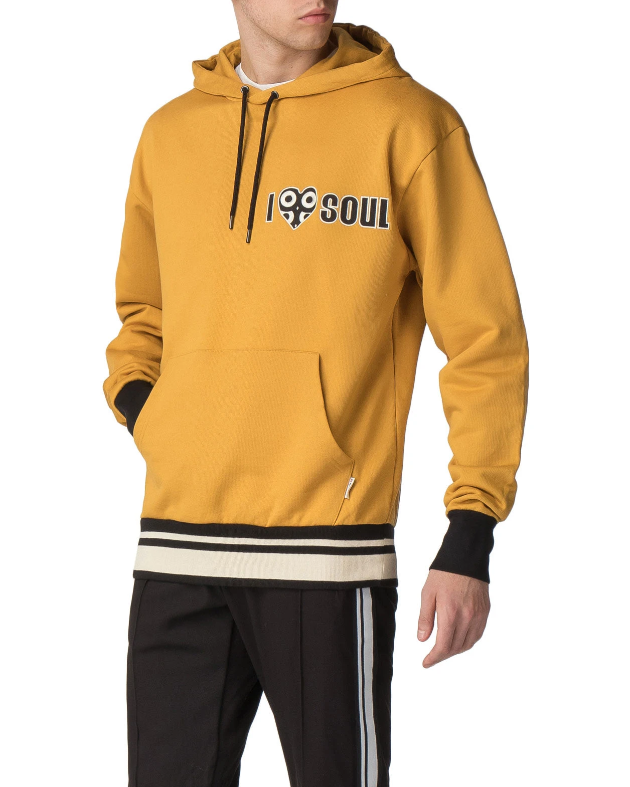Baird Loungewear Mercerized Sweat Hoodie - Yellow 3 Baird Loungewear Mercerized Sweat Hoodie - Yellow