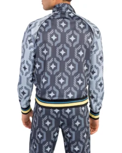 Baird Ben Sherman X House Of Holland Geo Wallpaper Print Tracksuit Jacket Loungewear
