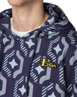 Baird Loungewear Ben Sherman X House Of Holland Geo Wallpaper Printed Hoodie Jacket