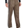 Baird Joggers & Track Pants Dog Tooth Print Side Stripe Track Pant - Camel