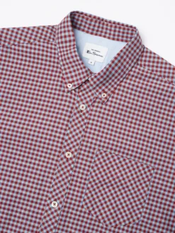 Baird Signature Long-Sleeve Gingham Shirt - Claret