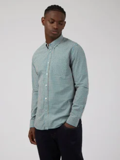 Baird Long-Sleeve Shirts Signature Long-Sleeve Gingham Shirt