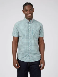 Baird Signature Short Sleeve Gingham Shirt Short-Sleeve Shirts