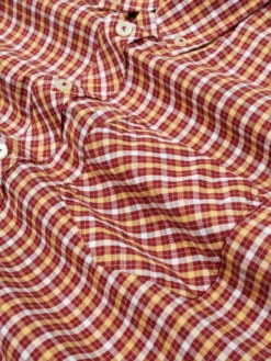 Baird Short-Sleeve Shirts Short Sleeve Signature House Check Shirt - Claret