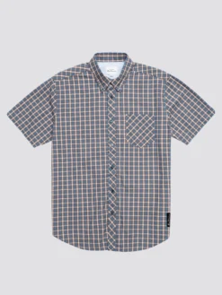 Baird Short-Sleeve Shirts Short Sleeve Signature House Check Shirt - Wedgewood Blue
