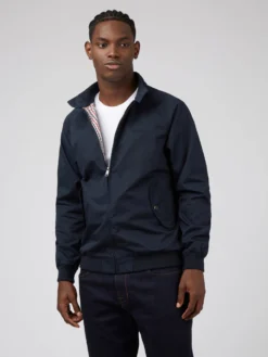 Baird Signature Harrington Jacket - Dark Navy Harrington Jackets