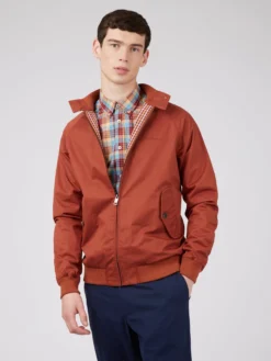 Baird Signature Harrington Jacket - Brick Red Harrington Jackets