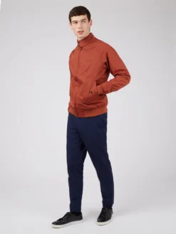 Baird Signature Harrington Jacket - Brick Red Harrington Jackets