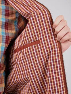 Baird Signature Harrington Jacket - Brick Red Harrington Jackets