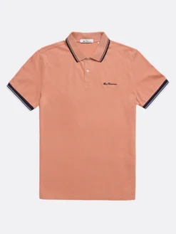 Baird Organic Cotton Signature Polo - Dark Pink