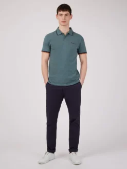 Baird Organic Cotton Signature Polo - Jade