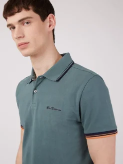 Baird Organic Cotton Signature Polo - Jade