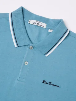 Baird Signature Polos Organic Cotton Signature Polo - Kingfisher 9 Baird Signature Polos Organic Cotton Signature Polo - Kingfisher