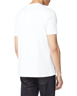 Oved Loungewear Bullseye Target Logo T-Shirt - Bright White