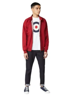 Oved Loungewear Bullseye Target Logo T-Shirt - Bright White