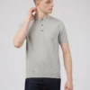 Baird Short-Sleeve Signature Knit Polo - Steel Iconic Mod Knit Polos