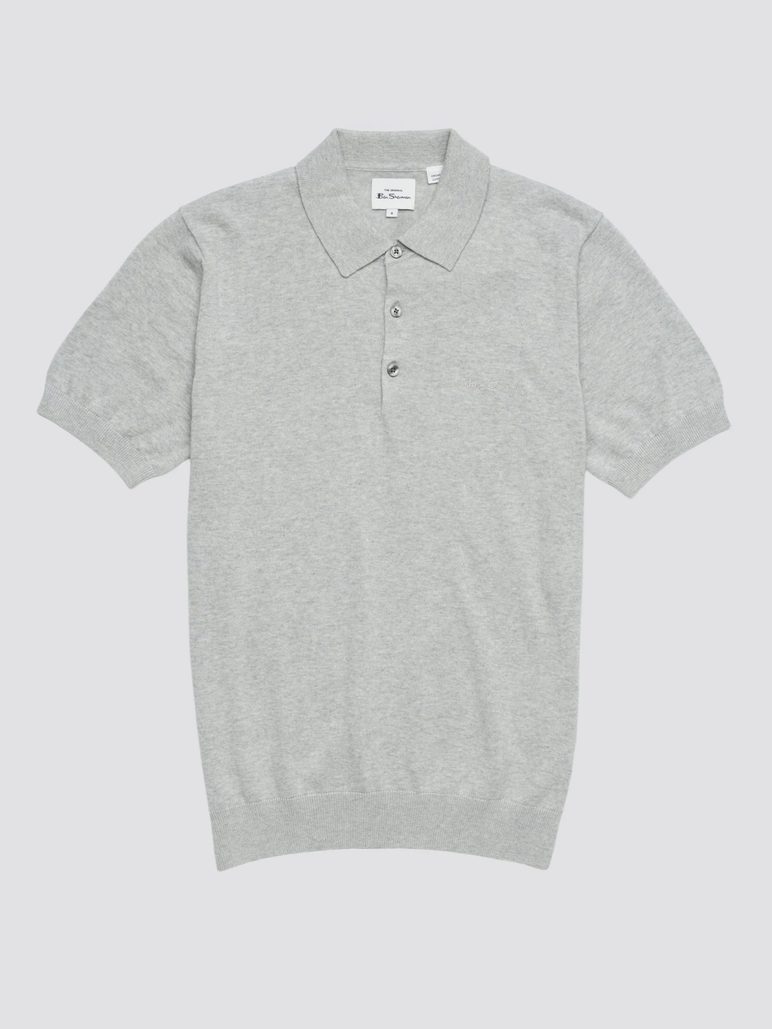 Baird Short-Sleeve Signature Knit Polo - Steel Iconic Mod Knit Polos 6 Baird Short-Sleeve Signature Knit Polo - Steel Iconic Mod Knit Polos