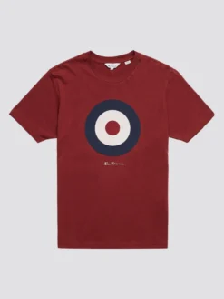 Baird Signature Target Graphic Tee - Claret T-Shirts