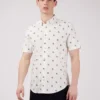 Baird Short-Sleeve Shirts Scattered Print Short Sleeve Shirt - White 1 Baird Short-Sleeve Shirts Scattered Print Short Sleeve Shirt - White