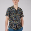 Baird Botanical Print Short-Sleeve Shirt