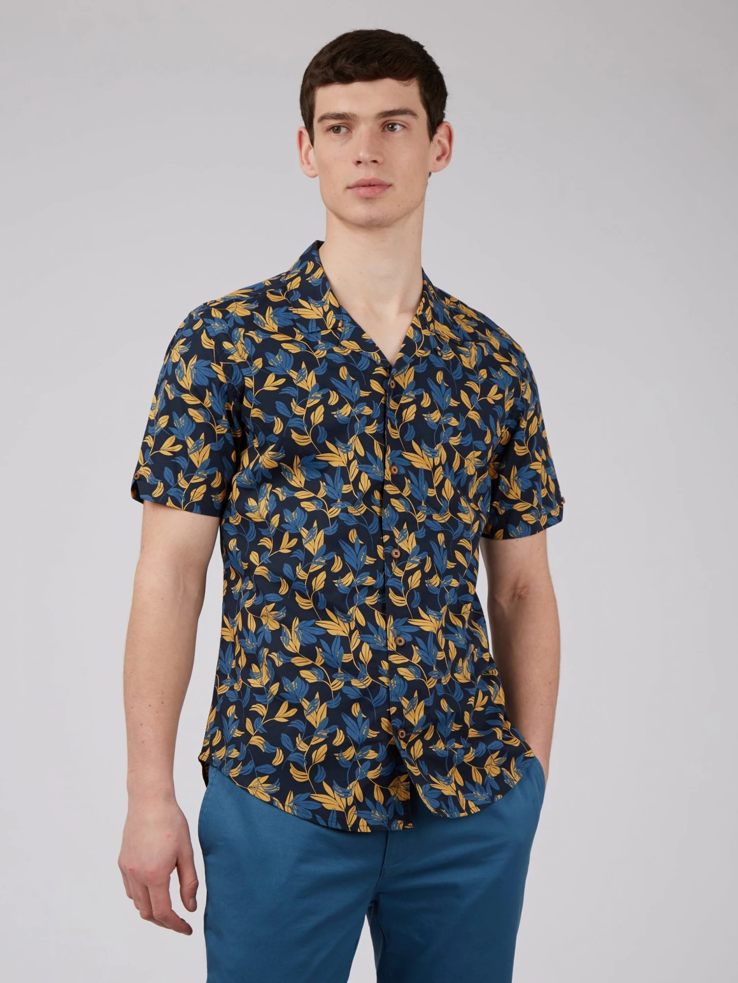 Baird Botanical Print Short-Sleeve Shirt 3 Baird Botanical Print Short-Sleeve Shirt