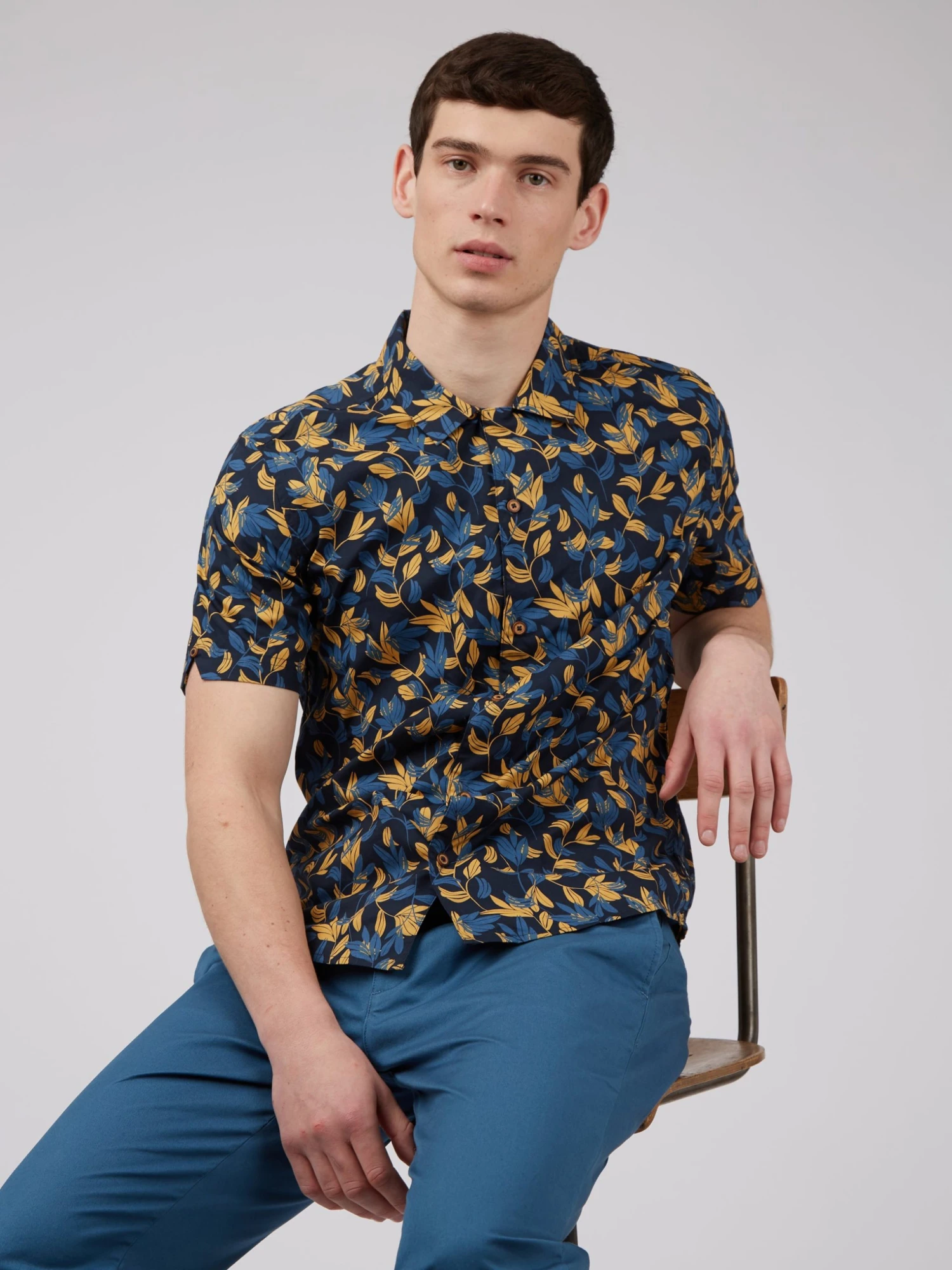 Baird Botanical Print Short-Sleeve Shirt 4 Baird Botanical Print Short-Sleeve Shirt