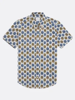 Baird Distressed Retro Print Short-Sleeve Shirt 12 Baird Distressed Retro Print Short-Sleeve Shirt