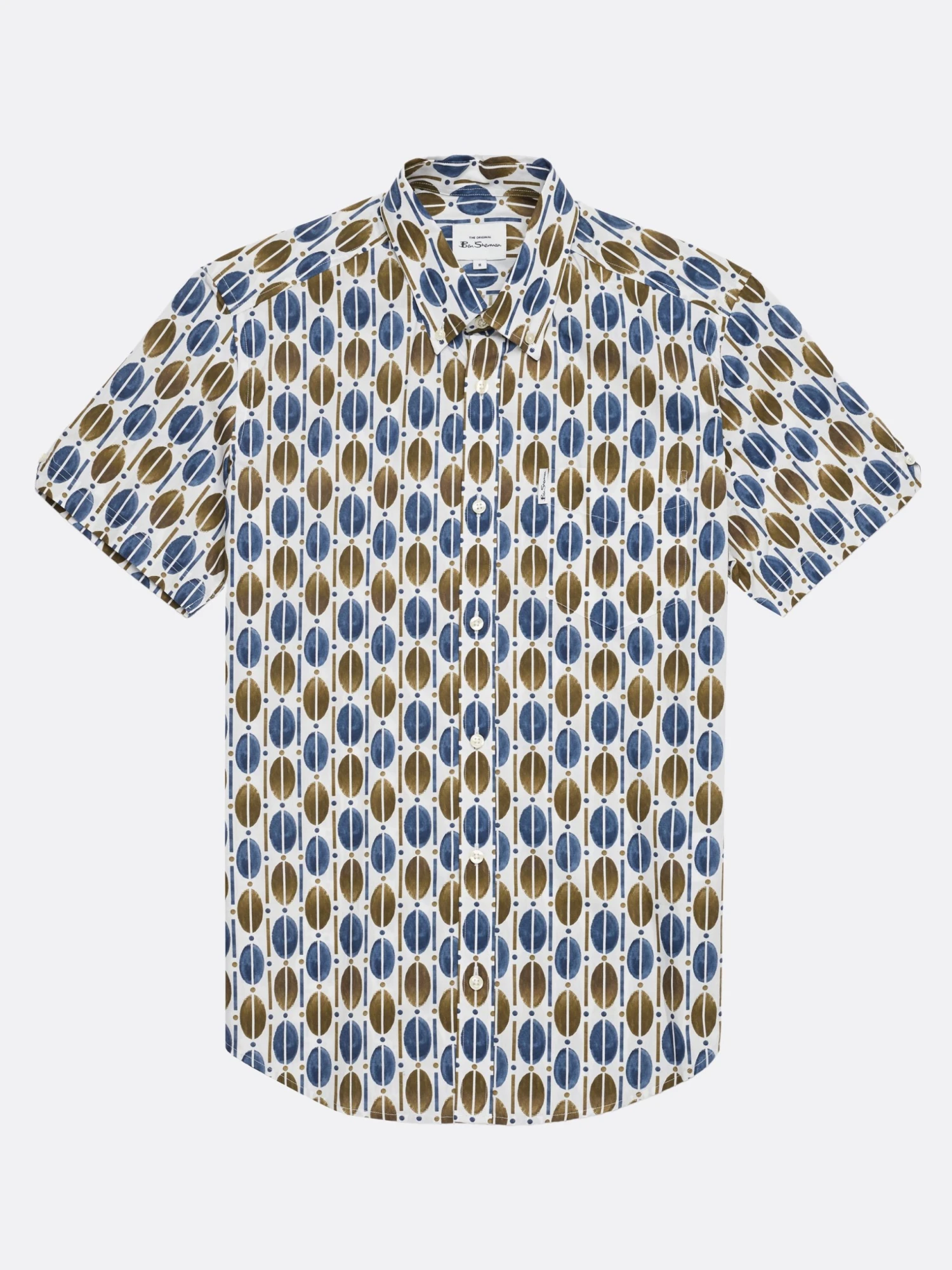 Baird Distressed Retro Print Short-Sleeve Shirt 6 Baird Distressed Retro Print Short-Sleeve Shirt