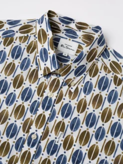 Baird Distressed Retro Print Short-Sleeve Shirt 13 Baird Distressed Retro Print Short-Sleeve Shirt