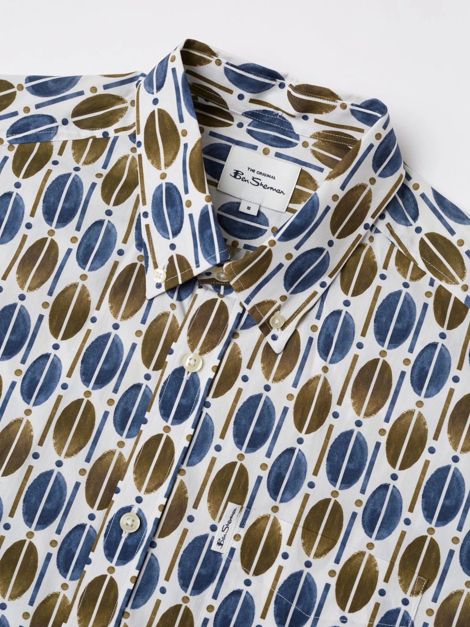 Baird Distressed Retro Print Short-Sleeve Shirt 7 Baird Distressed Retro Print Short-Sleeve Shirt