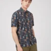 Baird Short-Sleeve Shirts Geo Eastern Tile Print Short-Sleeve Shirt