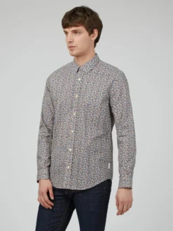 Baird Spring | Summer 2022 Floral Print Long-Sleeve Shirt