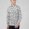 Baird Spring | Summer 2022 Large Paisley Print Long-Sleeve Shirt - Snow White