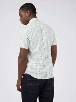 Baird Short-Sleeve Shirts Oxford Overcheck Short-Sleeve Shirt