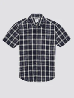 Baird Short-Sleeve Shirts Textured Check Short-Sleeve Shirt