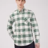Baird Oxford Tartan Check Long-Sleeve Shirt - Hunter Green 2 Baird Oxford Tartan Check Long-Sleeve Shirt - Hunter Green