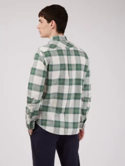 Baird Oxford Tartan Check Long-Sleeve Shirt - Hunter Green