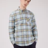 Baird Oxford Tartan Check Long-Sleeve Shirt - Sky Blue Spring | Summer 2022