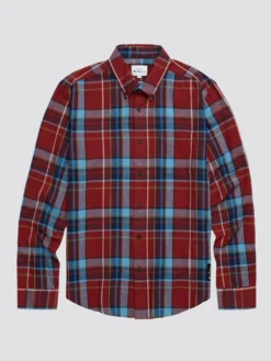 Baird Long-Sleeve Shirts Madras Check Linen Blend Long-Sleeve Shirt 14 Baird Long-Sleeve Shirts Madras Check Linen Blend Long-Sleeve Shirt