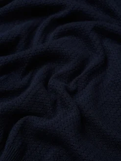 Baird Textured Lightweight Knit Polo - Dark Navy 15 Baird Textured Lightweight Knit Polo - Dark Navy