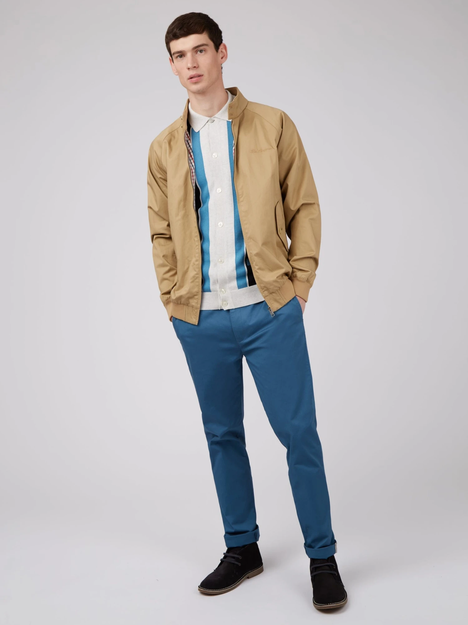 Baird Button-Through Mod Knit Polo - Ivory Iconic Mod Knit Polos 5 Baird Button-Through Mod Knit Polo - Ivory Iconic Mod Knit Polos