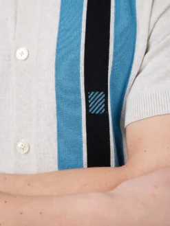 Baird Button-Through Mod Knit Polo - Ivory Iconic Mod Knit Polos 12 Baird Button-Through Mod Knit Polo - Ivory Iconic Mod Knit Polos