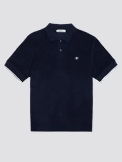 Baird Spring | Summer 2022 B By Ben Sherman Toweling-Texture Polo - Marine