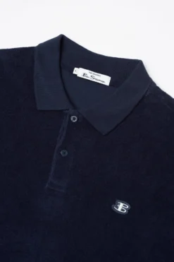 Baird Spring | Summer 2022 B By Ben Sherman Toweling-Texture Polo - Marine